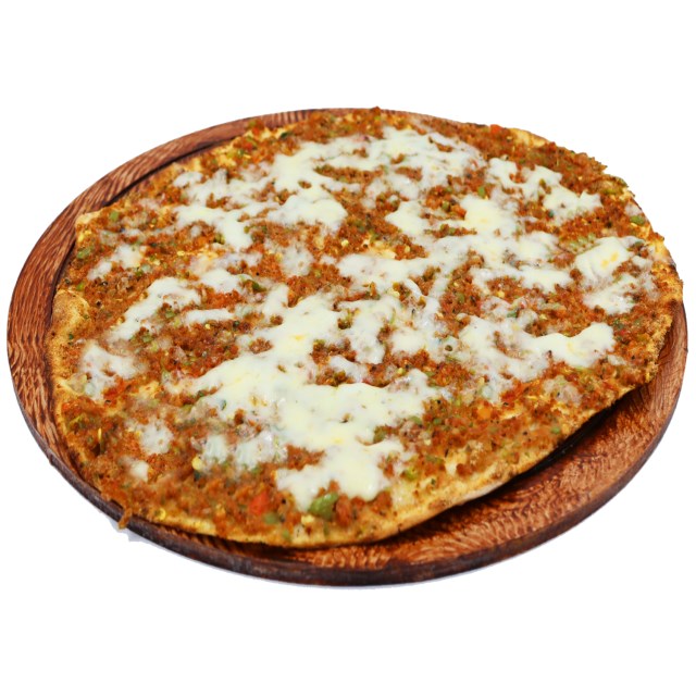 Lahmacun with Cheese on Top